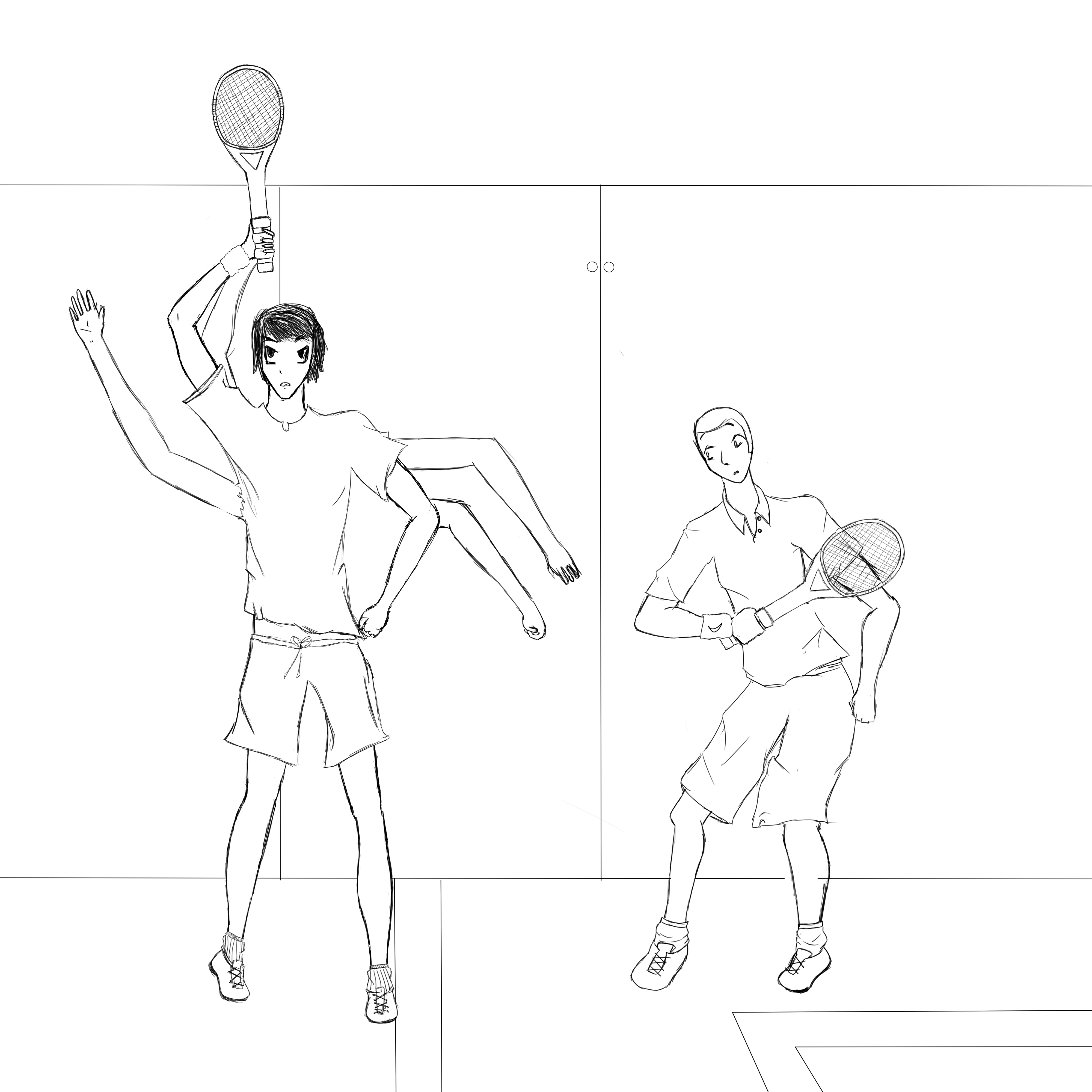 Changing your grip and racket face for different shots