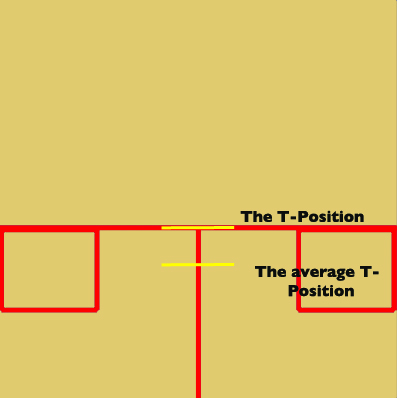 court diagram t position